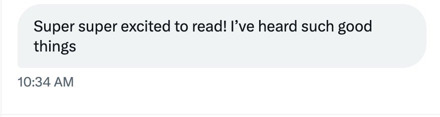 More than half of the people I’ve reached out to recently asking if I can send them an advance copy of Crypto Confidential have said something like this. Which is *insane* considering: 1. Only ~100 copies are out in the wild 2. The book doesn’t come out for 6 weeks still!