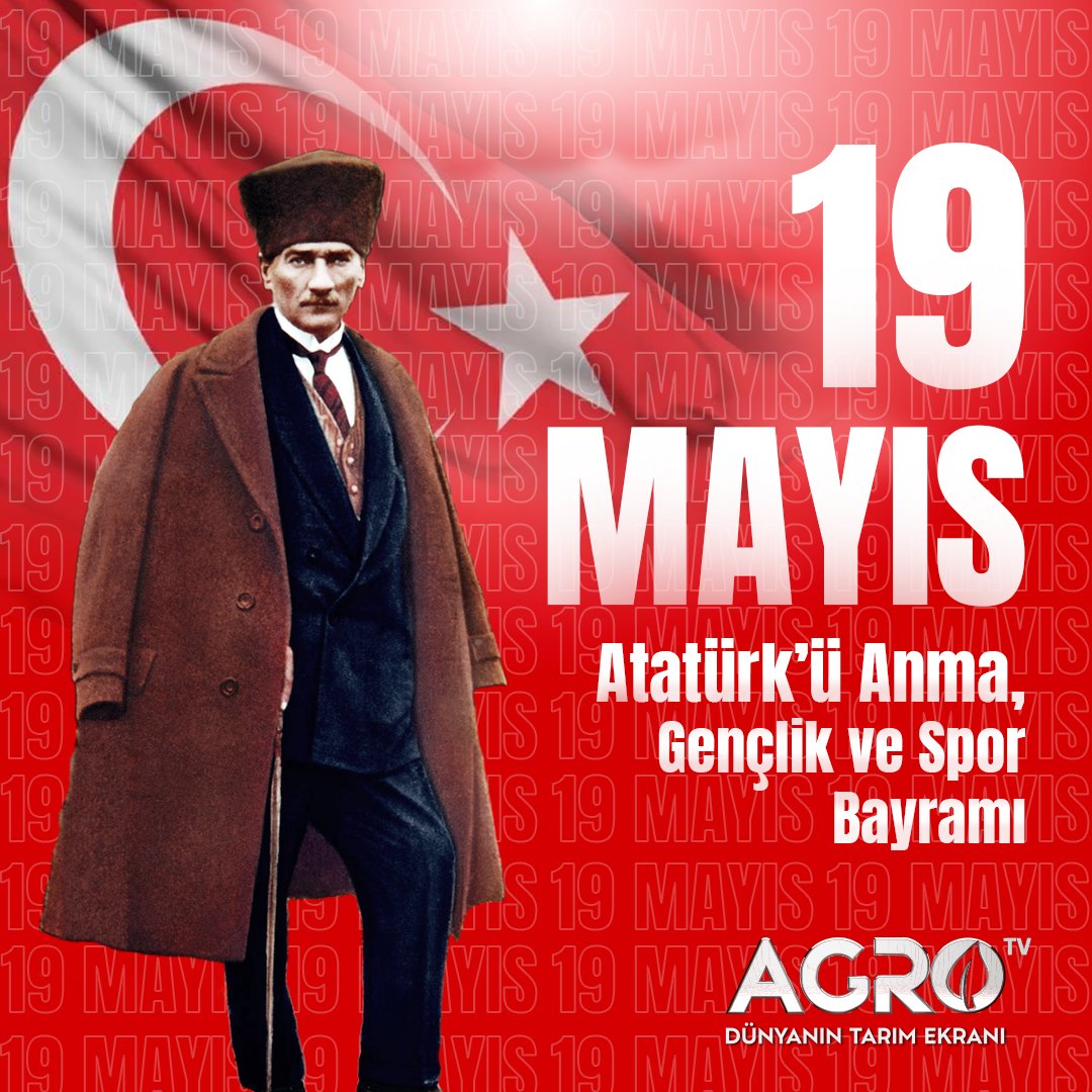 Atatürk'ü Anma, Gençlik ve Spor Bayramımız kutlu olsun!

Bu anlamlı günün yıl dönümünde başta Cumhuriyetimizin kurucusu Gazi Mustafa Kemal Atatürk olmak üzere Milli Mücadele’nin tüm kahramanlarını saygıyla, minnetle anıyoruz.

#agrotv #19Mayıs #gazimustafakemalataturk #19mayıs