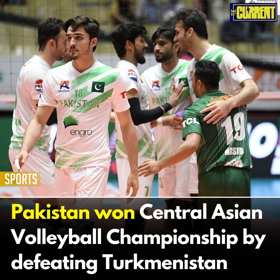 Pakistan has won the Central Asian Volleyball Championship by defeating Turkmenistan in final match.

Read More: thecurrent.pk/pakistan-won-c…

#TheCurrent #Pakistanvollyball #AsianVollyballChampionship