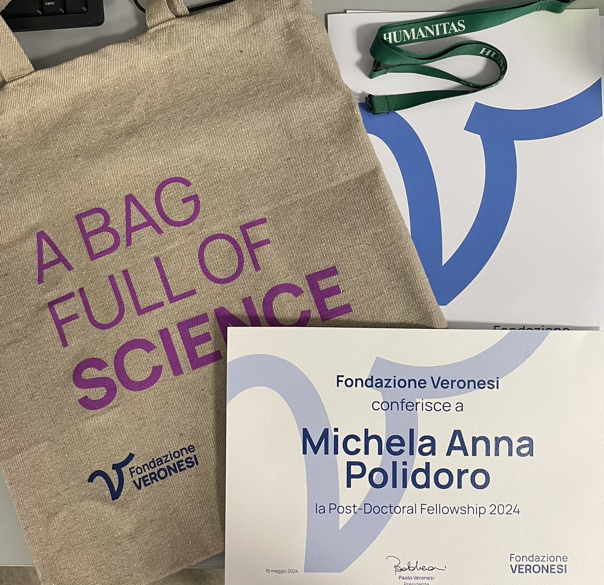 Michela Polidoro (@michelapolid) on Twitter photo The <a href="/Fondaz_Veronesi/">Fondazione Veronesi</a> awarded me a grant to continue my research on the effects of immunochemotherapy on Cholangiocarcinoma, using a patient-specific 3D device.
Grateful to the Fondazione Veronesi and to everyone supporting scientific research!
<a href="/HumanitasMilano/">Humanitas Milano</a> <a href="/polimi/">Politecnico di Milano</a> The <a href="/Fondaz_Veronesi/">Fondazione Veronesi</a> awarded me a grant to continue my research on the effects of immunochemotherapy on Cholangiocarcinoma, using a patient-specific 3D device.
Grateful to the Fondazione Veronesi and to everyone supporting scientific research!
<a href="/HumanitasMilano/">Humanitas Milano</a> <a href="/polimi/">Politecnico di Milano</a>