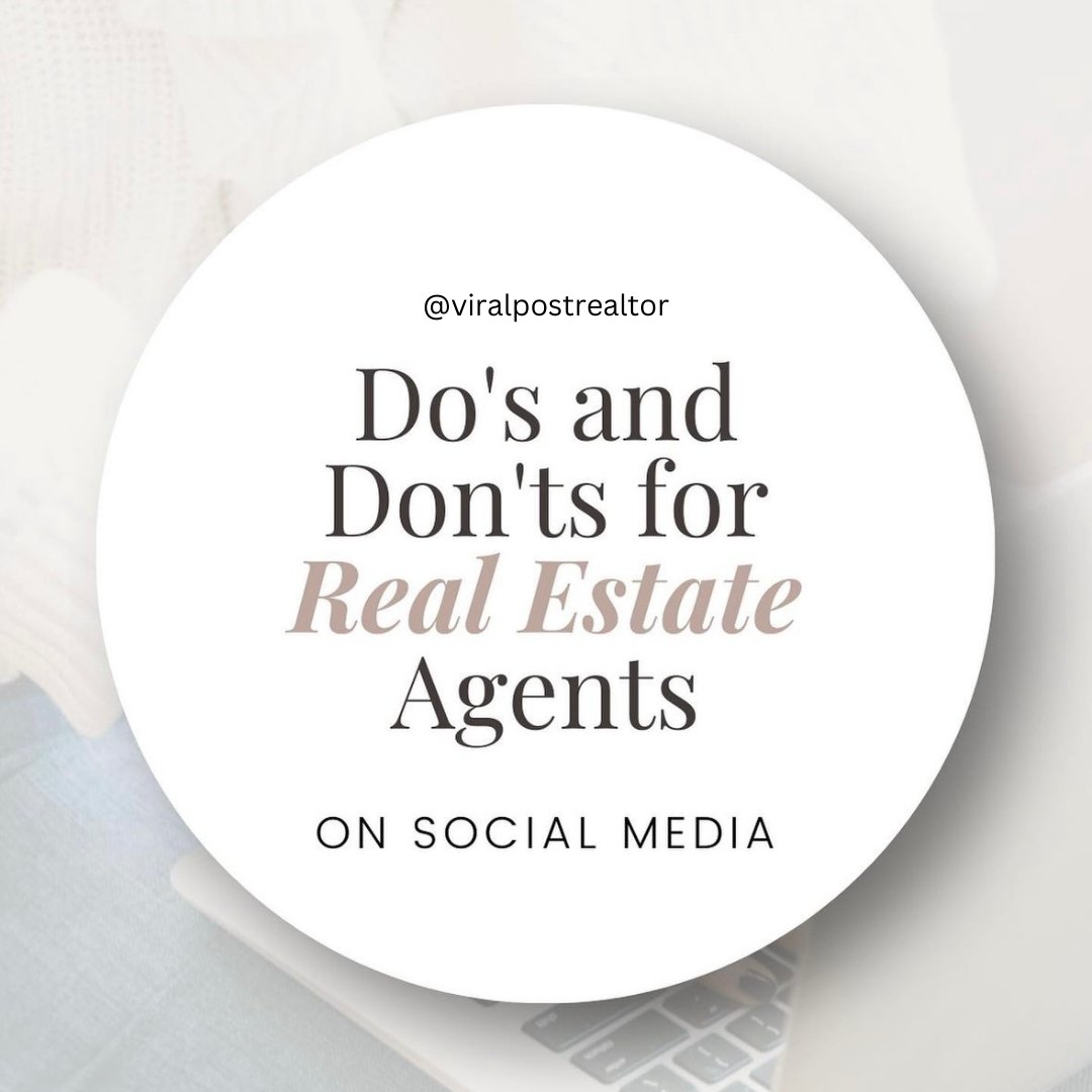 Listen up, agents...don't let your social media posts sabotage your success! Your online presence could make or break your real estate business.

Ever heard of the social media commandments for real estate agents? A single misstep can taint your reputation.