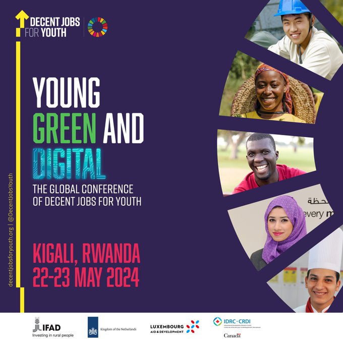 Guebray Berhane (@guebrayberhane) on Twitter photo 🔷 #DYK: Today, 289 million #youth are NOT in #Employment #Education or #Training (NEET)
🟩 A green & #digital transition that is fair, inclusive & leaves no one behind is imperative❗
🔺 <a href="/DecentJobsYouth/">DecentJobsforYouth</a> - The Global Conference in Kigali,🇷🇼
👉Sign up next.brella.io/join/QWKWCD 🔷 #DYK: Today, 289 million #youth are NOT in #Employment #Education or #Training (NEET)
🟩 A green & #digital transition that is fair, inclusive & leaves no one behind is imperative❗
🔺 <a href="/DecentJobsYouth/">DecentJobsforYouth</a> - The Global Conference in Kigali,🇷🇼
👉Sign up next.brella.io/join/QWKWCD