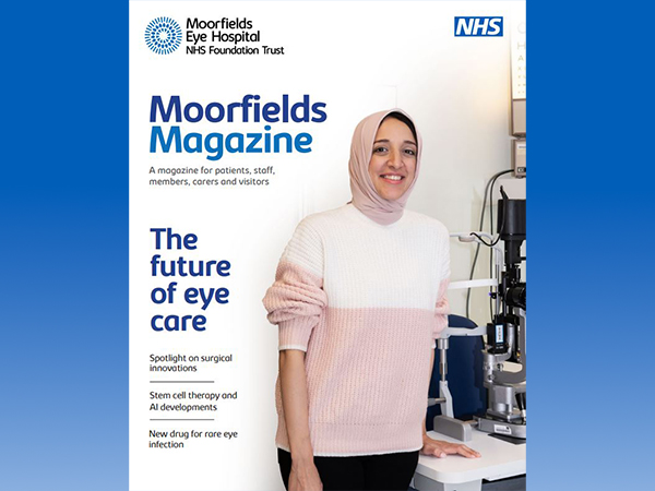 The latest edition of Moorfields Magazine is out now, with a focus on the future of eye care, looking at using AI to detect signs of disease from eye scans, innovations across our surgical sites, using stem cells to treat chemical attacks, and much more. moorfields.nhs.uk/about-us/news-…