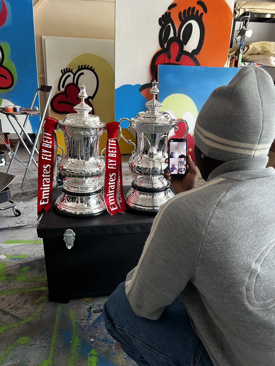 Biggest thing I’ve done yet, Slawn’s FA Cup Tribute, Thank you @EmiratesFACup And last but not least, Amen.