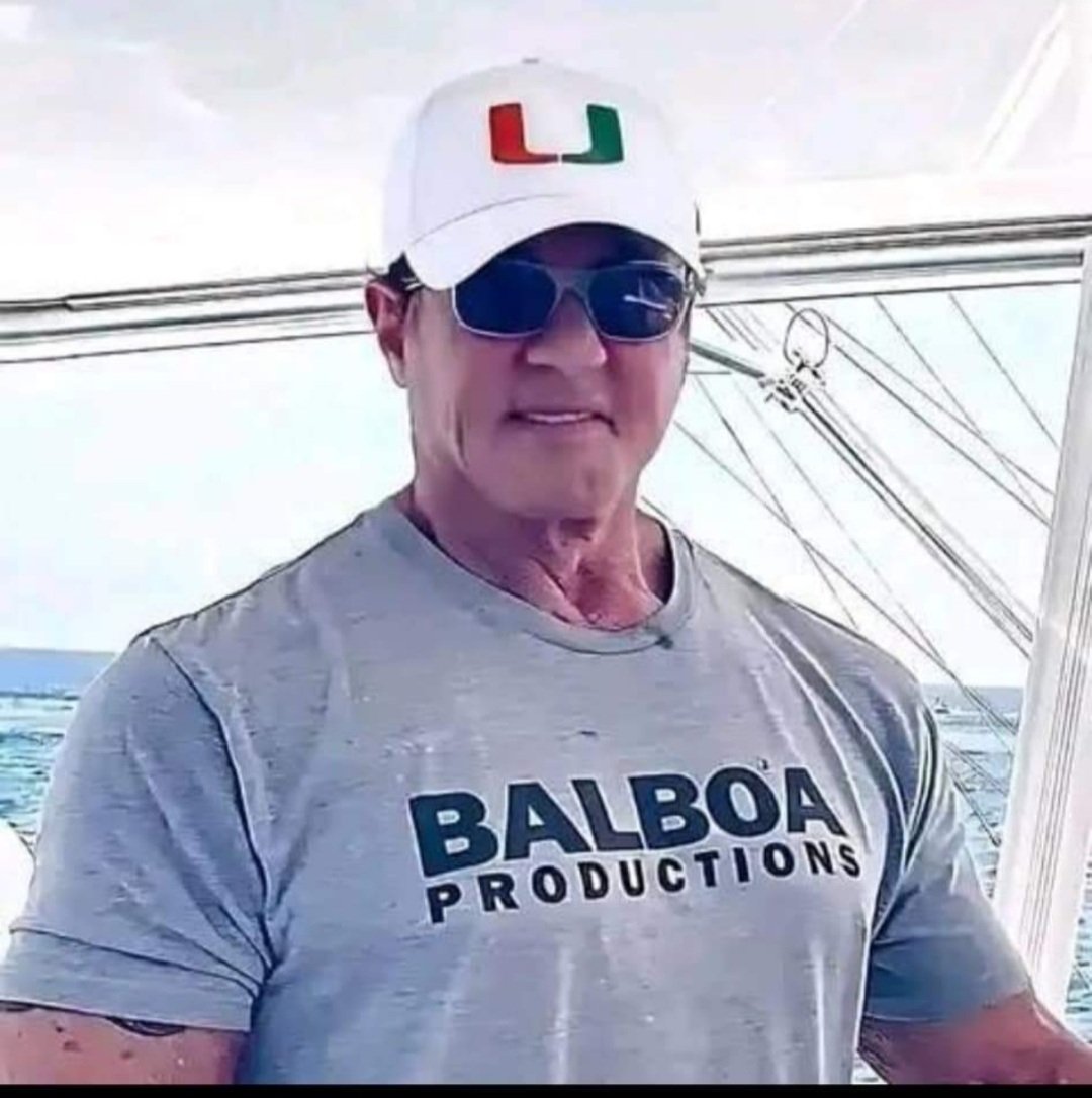 .@TheSlyStallone went to UM and used to come to our games back in the day!!...HUGE fan 9f @CanesFootball !🙌