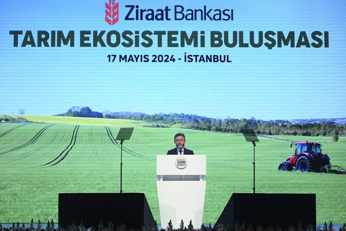 Cumhurbaşkanımız Sayın Recep Tayyip Erdoğan'ın teşrifleriyle, Ziraat Bankasının düzenlediği Tarım Ekosistemi Buluşması'nda; Anadolu’nun bereketli topraklarını nakış nakış işleyen çiftçilerimiz, sivil toplum kuruluşlarımız ve sektör temsilcilerimizle bir araya geldik. Tarımsal