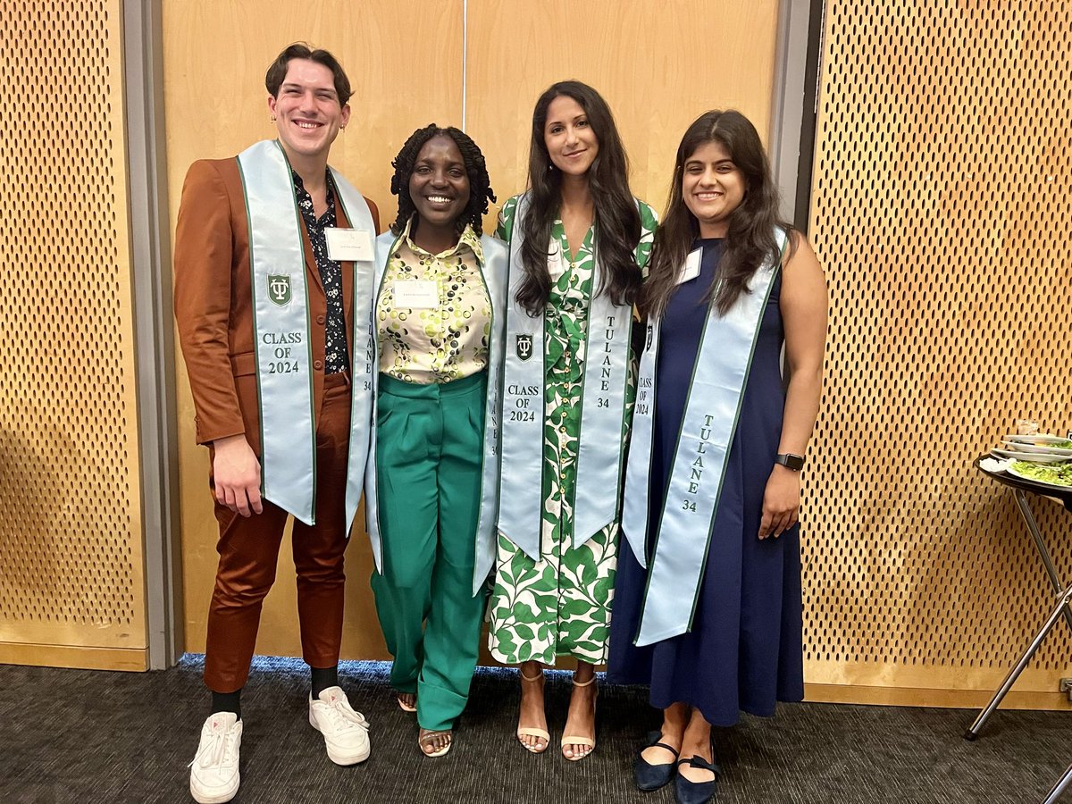 What an honor to receive the Tulane 34 award alongside classmates who inspire me regularly!! ✨🥹❤️ @Tulane @TulaneMedicine