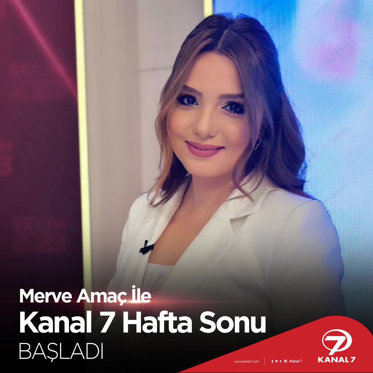 Gündemin nabzını tuttuğumuz Merve Amaç ile Kanal 7 Hafta Sonu şimdi başladı! 📢 👉👉Gündeme dair görüşlerinizi #Kanal7deSabah etiketi ile bizimle paylaşabilirsiniz. #kanal7 #haber #sondakika #gündem #haberler #günaydın