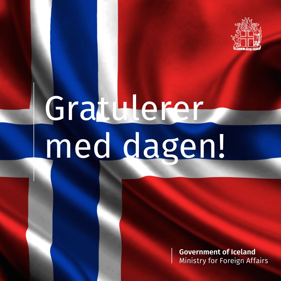 We send our friends and neighbours in Norway, a longstanding and valued partner in international cooperation, our very best wishes for their National Day!