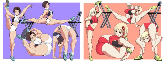 #作画カロリーの高い作品を上げようぜ
すぐゲシュタルト崩壊を起こすので、この程度のものしか・・・orz 