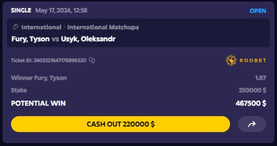 Been waiting a while for this one… Tyson Fury vs USYK

If you’re betting on the fight, make sure to check out roobetreloads.com/leaderboard-sp… so you can get rewards back on your bet❤️🙏

If my bet wins, a random person who retweets this will get $5,000 cash❤️

RT + FOLLOW @RoobetReloads