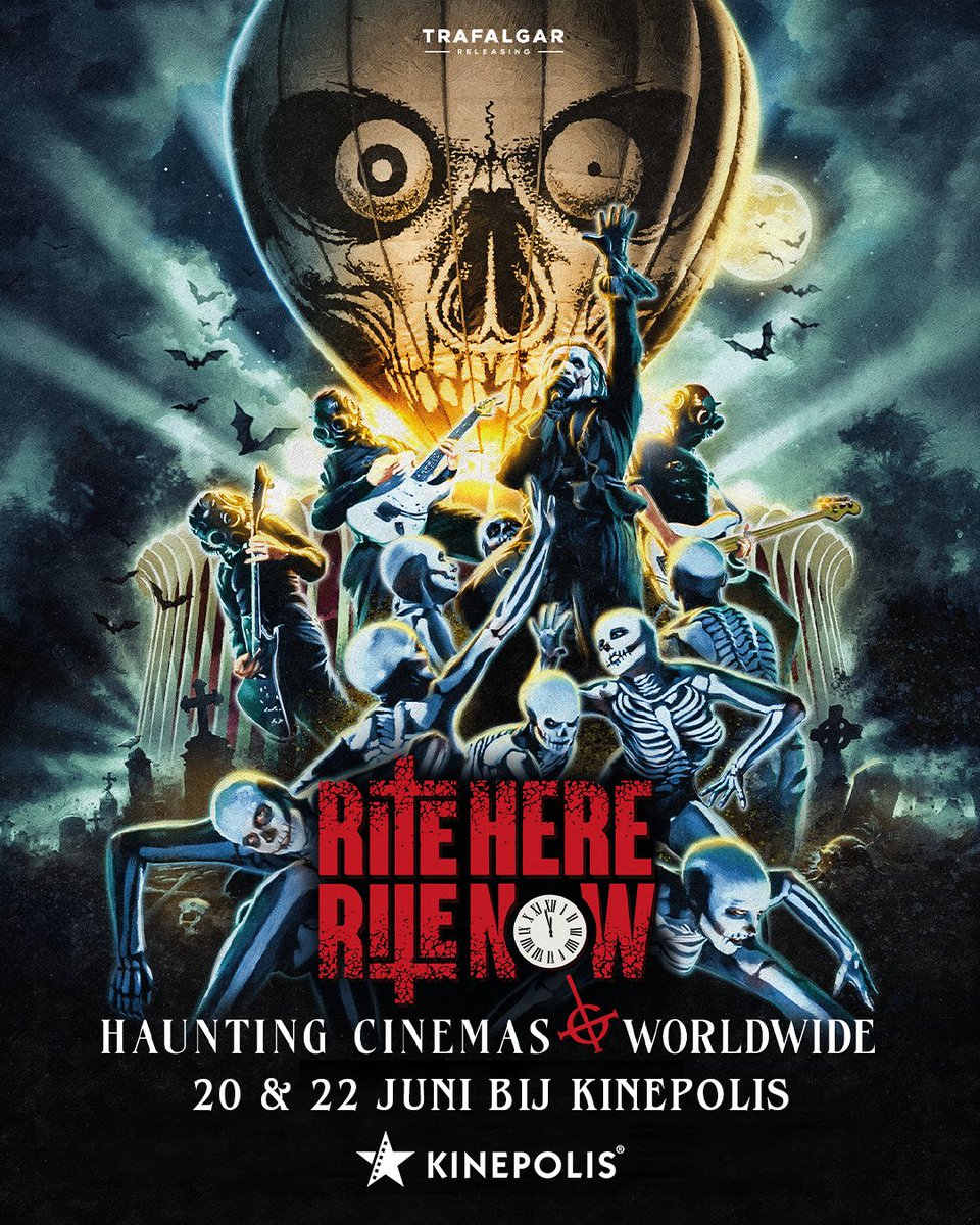 Ghost spookt in onze zalen op 20 en 22 juni in 𝐆𝐇𝐎𝐒𝐓 - 𝐑𝐢𝐭𝐞 𝐇𝐞𝐫𝐞 𝐑𝐢𝐭𝐞 𝐍𝐨𝐰 👻 Koop je tickets nu!