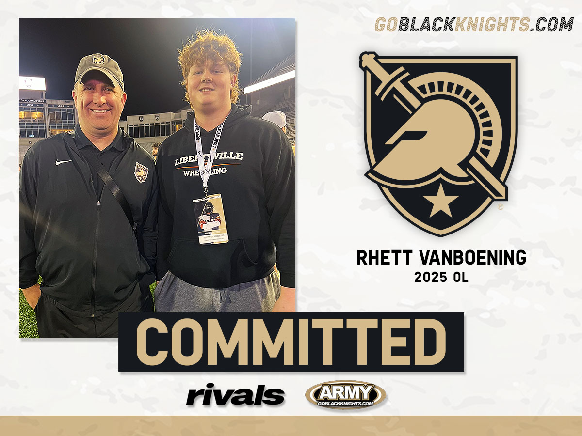 🚨#ArmyFootball Exclusive Commitment Alert🚨 OL Rhett VanBoening recaps commitment to Army West Point 'Come Inside @GoBlackKnights For The Latest Dose Of Recruiting News, Analysis, Highlights & Updates” Click Here➡️ bit.ly/4bEcbL9