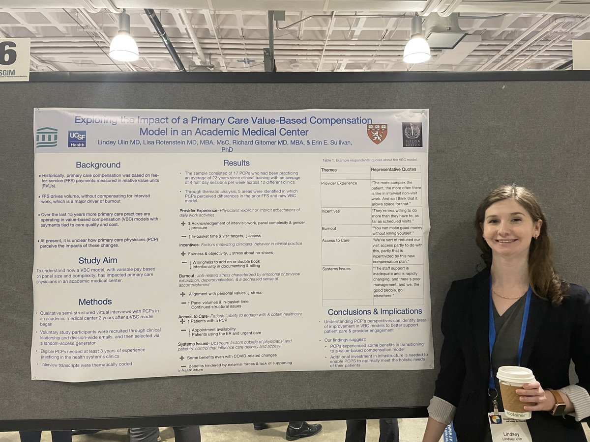Center for Physician Experience (@cpe2_) on Twitter photo Great to hear Gabe Weinreb and <a href="/LindseyUlin/">Lindsey Ulin, MD</a> present their work on PCP clinical volume reduction and value-based compensation models, respectively, during today's #SGIM2024 poster session! #CPE2atSGIM Great to hear Gabe Weinreb and <a href="/LindseyUlin/">Lindsey Ulin, MD</a> present their work on PCP clinical volume reduction and value-based compensation models, respectively, during today's #SGIM2024 poster session! #CPE2atSGIM