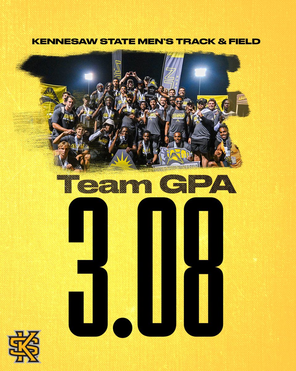 All four of our teams had strong semesters in the class room this spring. Our men's XC squad had the highest team GPA among our men's teams. #HootyHoo | #ThinkBigger