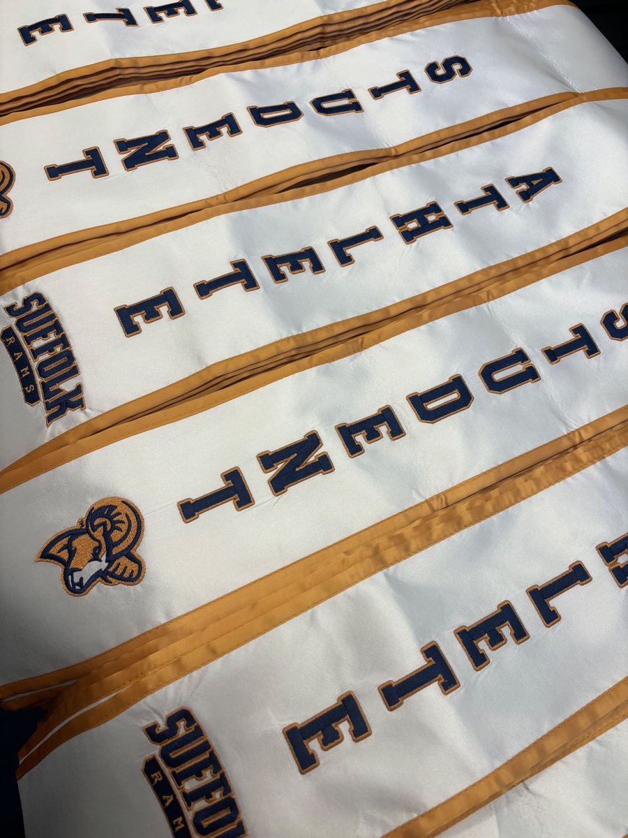 .@Suffolk_U Athletics to recognize members of the Class of 2024 in a Stole Ceremony this afternoon

MORE INFO ➡️tinyurl.com/2s9ateue
WATCH LIVE ➡️ suffolk.zoom.us/j/98808801525

#RamNation #WhyD3