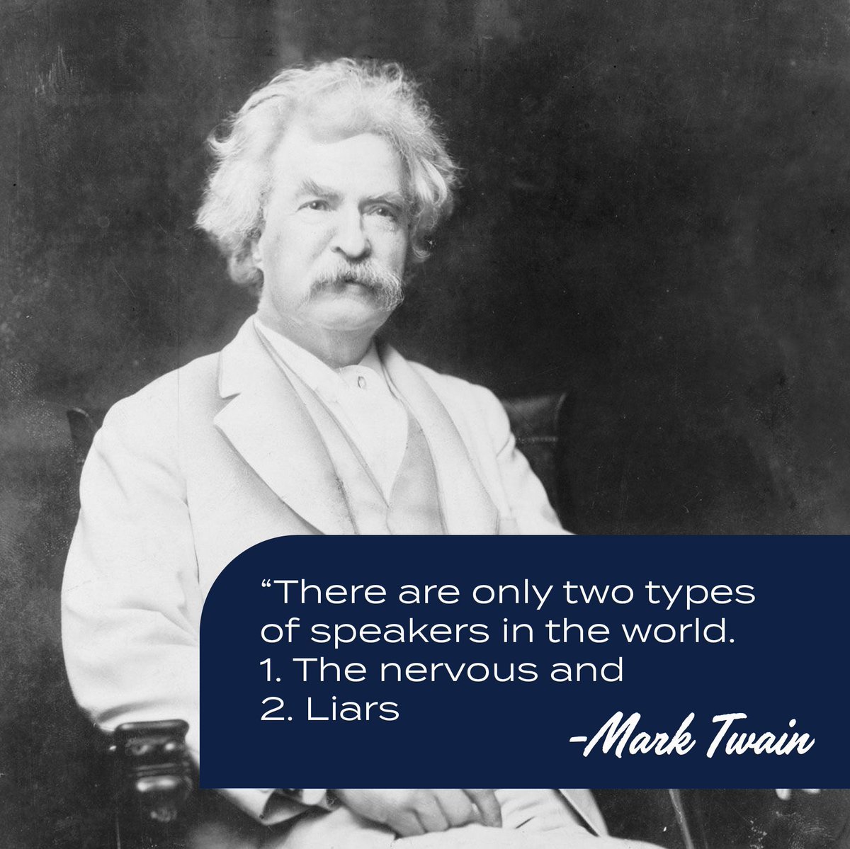 Everyone is nervous! Take a speech course and visit our Speaking Center to be able to overcome those jitters when public speaking.