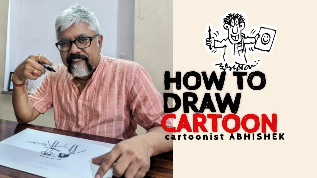 आइये सीखें कार्टून बनाना 🙏☺ youtu.be/8AL8NWxJ97w?si… #HowToDrawCartoon #howtodrawcartoon #cartoonistabhishek