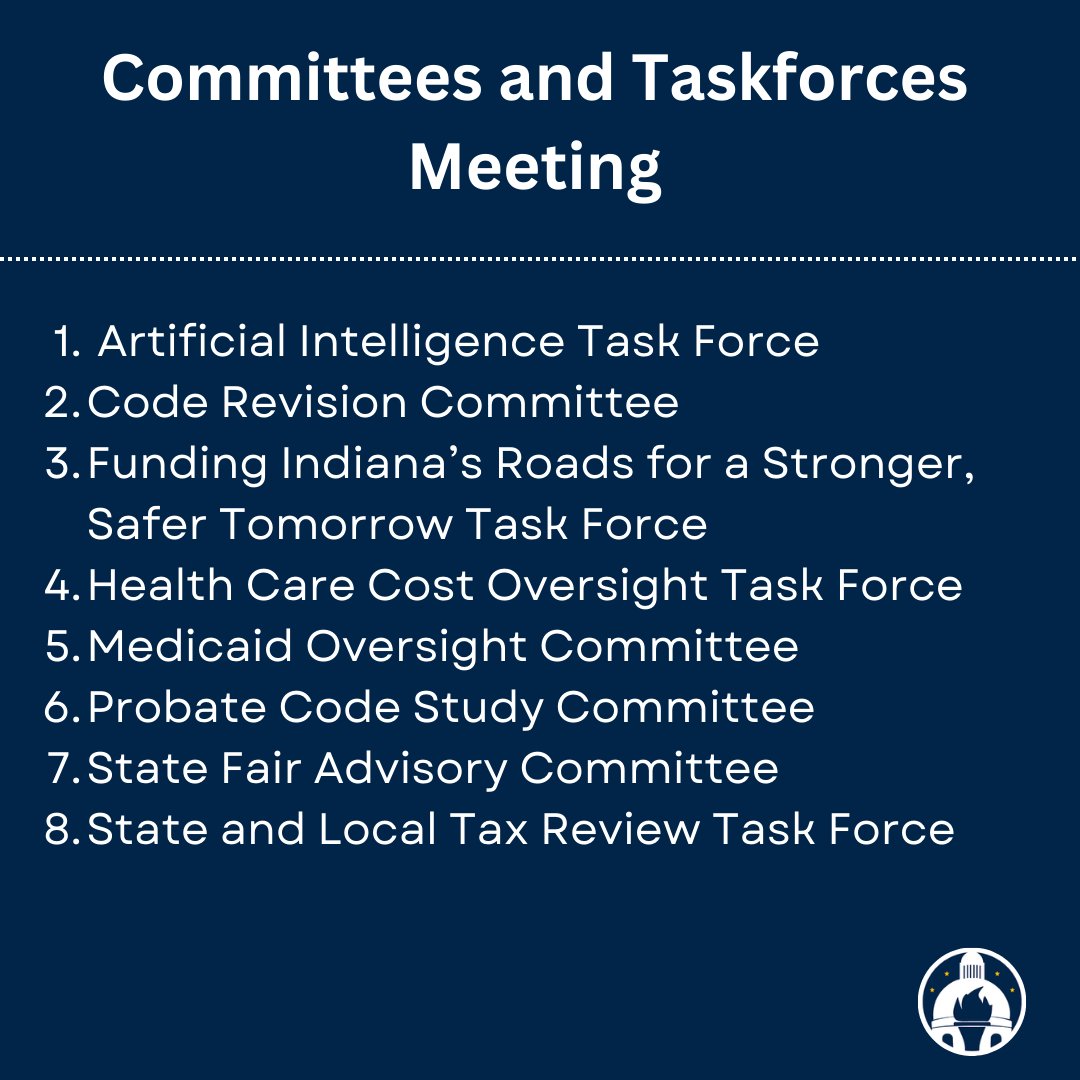 In addition to my request on HOAs, the IN Legislative Council adopted many other study committees, which will meet throughout the summer to discuss important issues facing Hoosiers. Together, we can produce well-reasoned policy to improve the lives and well-being of families.