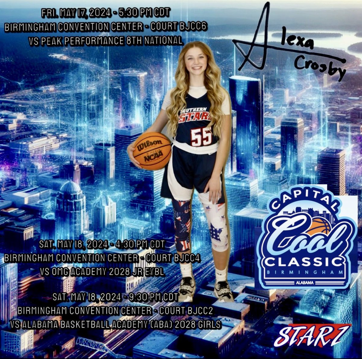 Taking on the 2028s at the 
🏀 Capital Cool Classic
📍Birmingham AL

👀👀👀👀👀👀👀👀👀