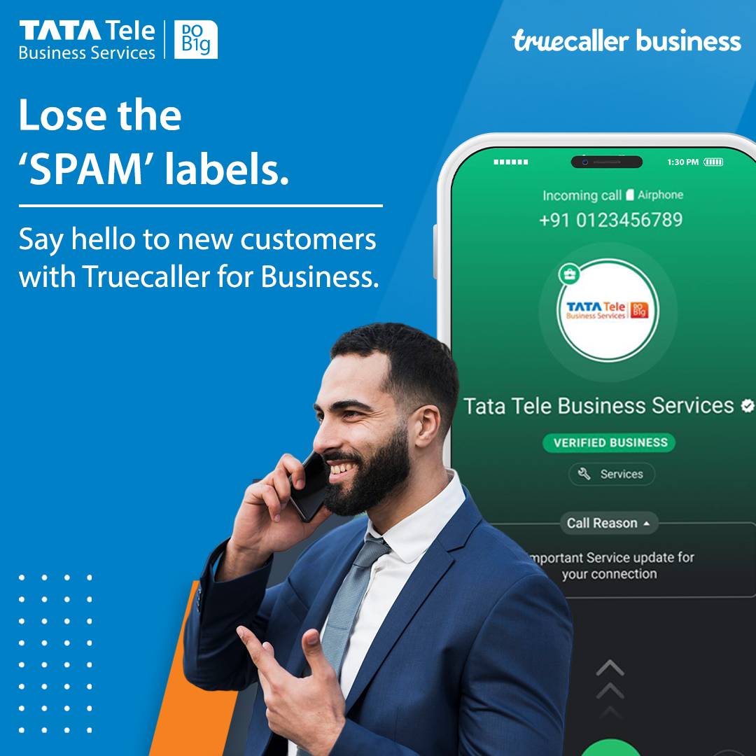 Boost your business credibility and connect authentically with your customers—get verified with Truecaller Business today Know More – bit.ly/3UH4fmO #TimeToDoBig #TrueCaller #Business #Communication