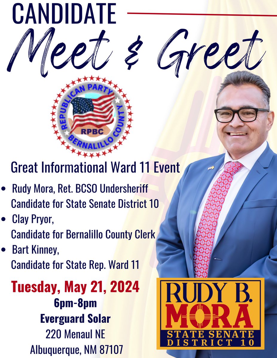 Candidate Meet & Greet
Tuesday, May 21, 2024

Hosted by Great Informational Ward 11 Event.