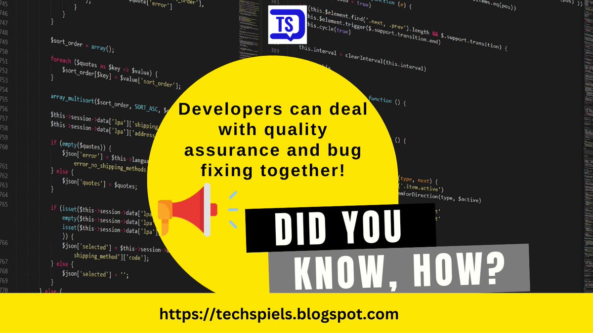 heeral86's tweet image. Win the battle between #QA and #bugfixing.
tinyurl.com/4pfb5f8t

#developers #web3‌‌ #webdevelopment #developers_community #twitterpost #instagram #facebook #writers #blogger #GoogleTrends #blogspot #writerscommunity #influencersmarketing #reels #trending #trends #marketing