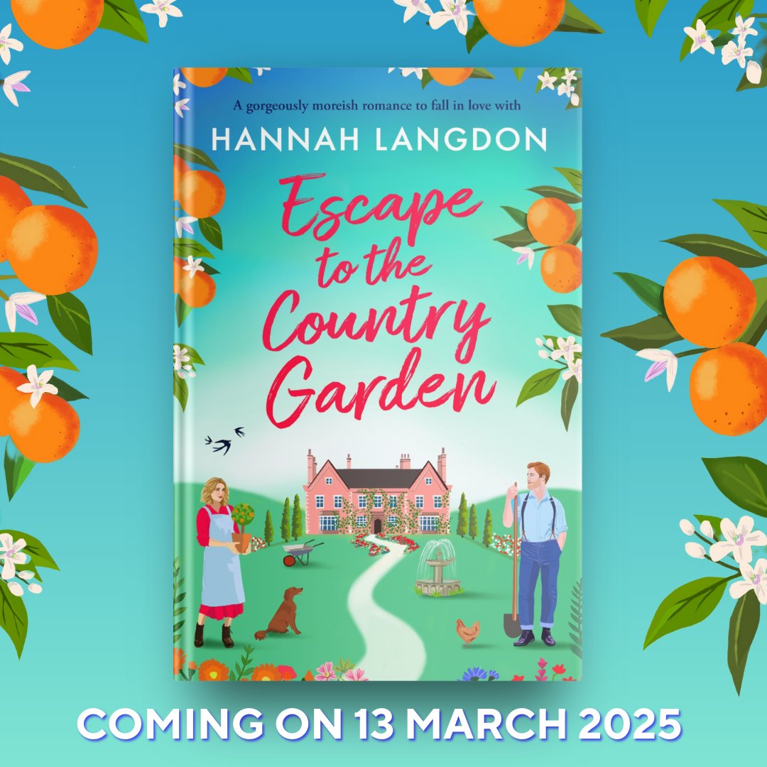 😍 We're completely in love with the cover for Escape to the Country Garden by @hmvlangdon which is making us long for summer.

🧡 This gorgeously moreish romance is now available to pre-order so go secure your copy today: geni.us/735-cr-two-am

#romancereads #romancebooks