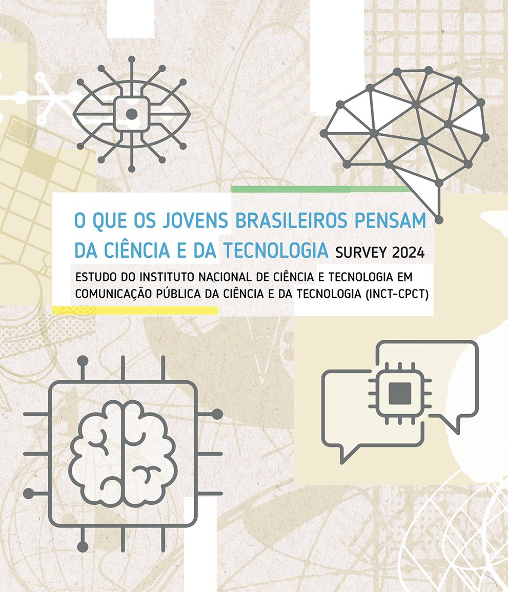 📊 Está disponível o resumo executivo da survey “O que os jovens brasileiros pensam da ciência e da tecnologia”. A pesquisa apresenta as opiniões, os interesses e as atitudes dos jovens entre 15 e 24 anos no país em relação à ciência e tecnologia. Confira:
tinyurl.com/3tsb8kj3