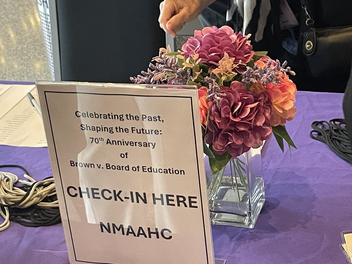 Proud to represent <a href="/AASAHQ/">AASA</a> at <a href="/NMAAHC/">Smithsonian’s NMAAHC</a> for the 70th Anniversary of the Brown vs. Board of Education court decision.