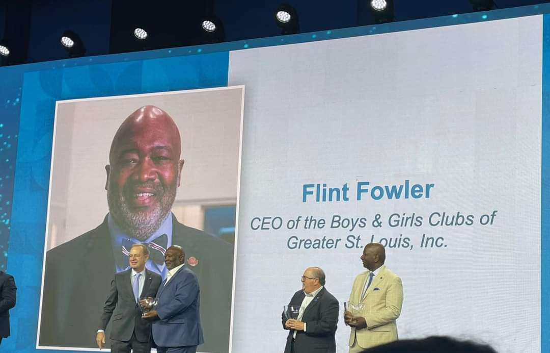 Congratulations to BGCSTL President Dr. Flint Fowler as he was recognized for his 28 years of service to Boys & Girls Clubs! He recently announced his retirement at the end of the year.  This is just the first of many accolades to come! 
#bgcstl #leadership #bgca