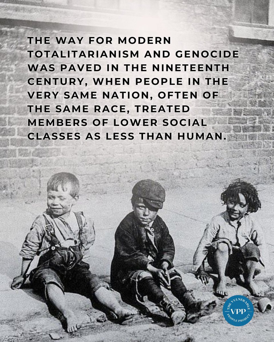 The way for modern totalitarianism and #genocide was paved in the nineteenth century, when people in the very same nation, often of the same race, treated members of lower social classes as less than human.

#TheGreatReset #TheGreatCampaign #Humanity #Dignity #racism