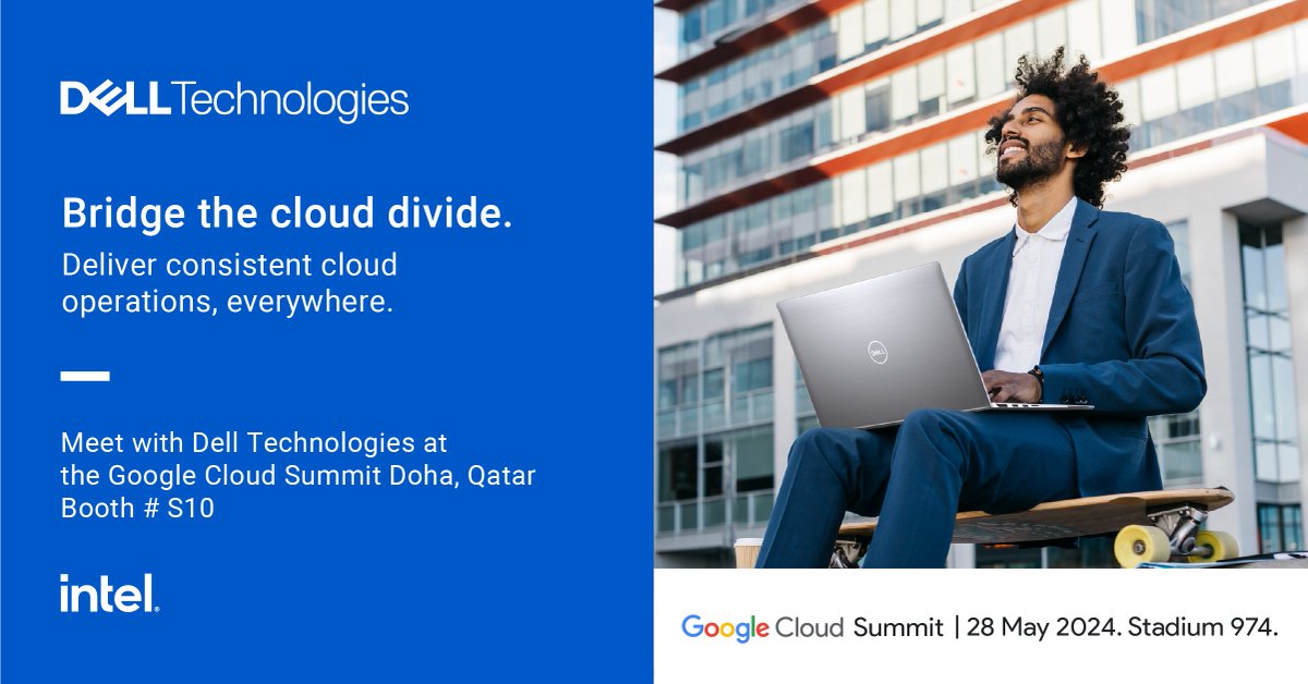 ☁️ Get expert help to build the #cloud strategy you need for your business at #GoogleCloudSummit! 

Join #DellTech's subject-matter-experts to centrally manage your entire #multicloud infrastructure.

📍Stand S10
🗓️May 28
Register👉dell.to/3wueotT