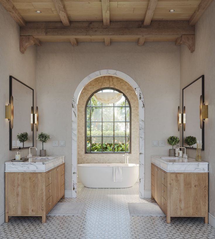 Bubbles, bliss, and a touch of rustic charm 🛁✨

Design: @margaretsmithdesignstudios

#fantasyfriday #fridaymood #aesthetichomes #bathroomgoals #ottawarealestate #PREMIER