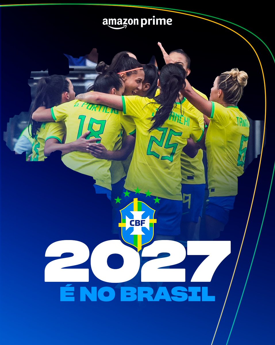 Copa do Mundo já é GOSTOSO DEMAIS, mas em casa é sempre melhor. 2027 VAI SER NOSSO! É DO BRASIL-SIL-SIL 🇧🇷🇧🇷 #2027noBrasil #CopaDoMundo #CopaDoMundoDeFutebolFeminino #Futebol @SelecaoFeminina @FIFAcom @CBF_Futebol