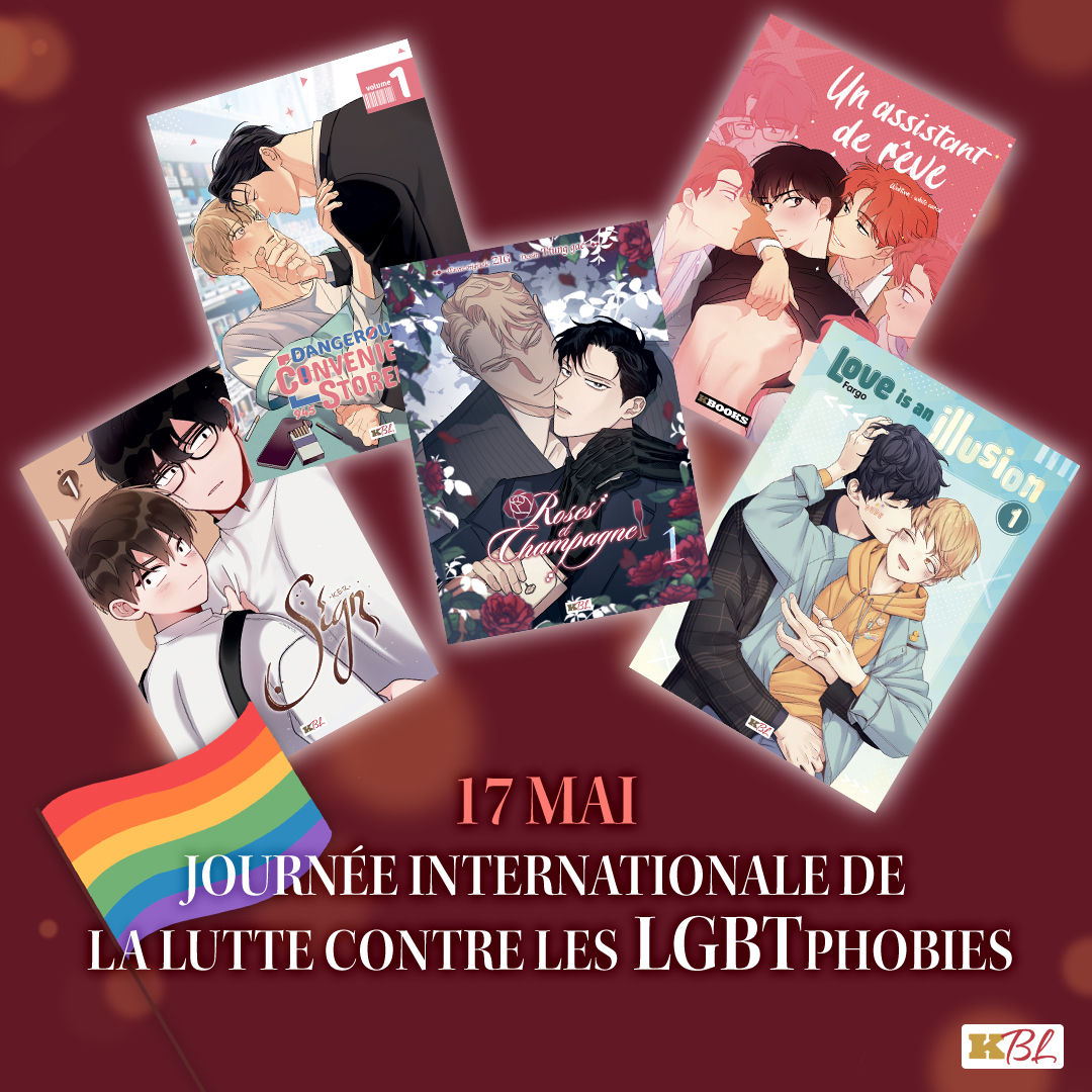 🏳️‍🌈 Journée internationale de lutte contre les LGBTphobies 🏳️‍🌈

En ce 17 mai, il est important pour nous d'apporter notre soutien à toutes les personnes de la communauté LGBTQI+. 

Nous sommes heureux·ses de pouvoir multiplier les choix en matière de BL dans vos librairies ❤️