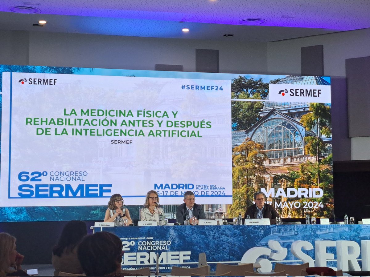 Sara Laxe (@saralaxe_dr) on Twitter photo Super debate en la mesa de #inteligenciaartificial de #sermef24 con <a href="/JM_Monguet/">JM Monguet</a> y A Alonso del <a href="/sanidadgob/">Ministerio de Sanidad</a> . La guinda del pastel del congreso <a href="/SERMEF_es/">SERMEF</a> Super debate en la mesa de #inteligenciaartificial de #sermef24 con <a href="/JM_Monguet/">JM Monguet</a> y A Alonso del <a href="/sanidadgob/">Ministerio de Sanidad</a> . La guinda del pastel del congreso <a href="/SERMEF_es/">SERMEF</a>