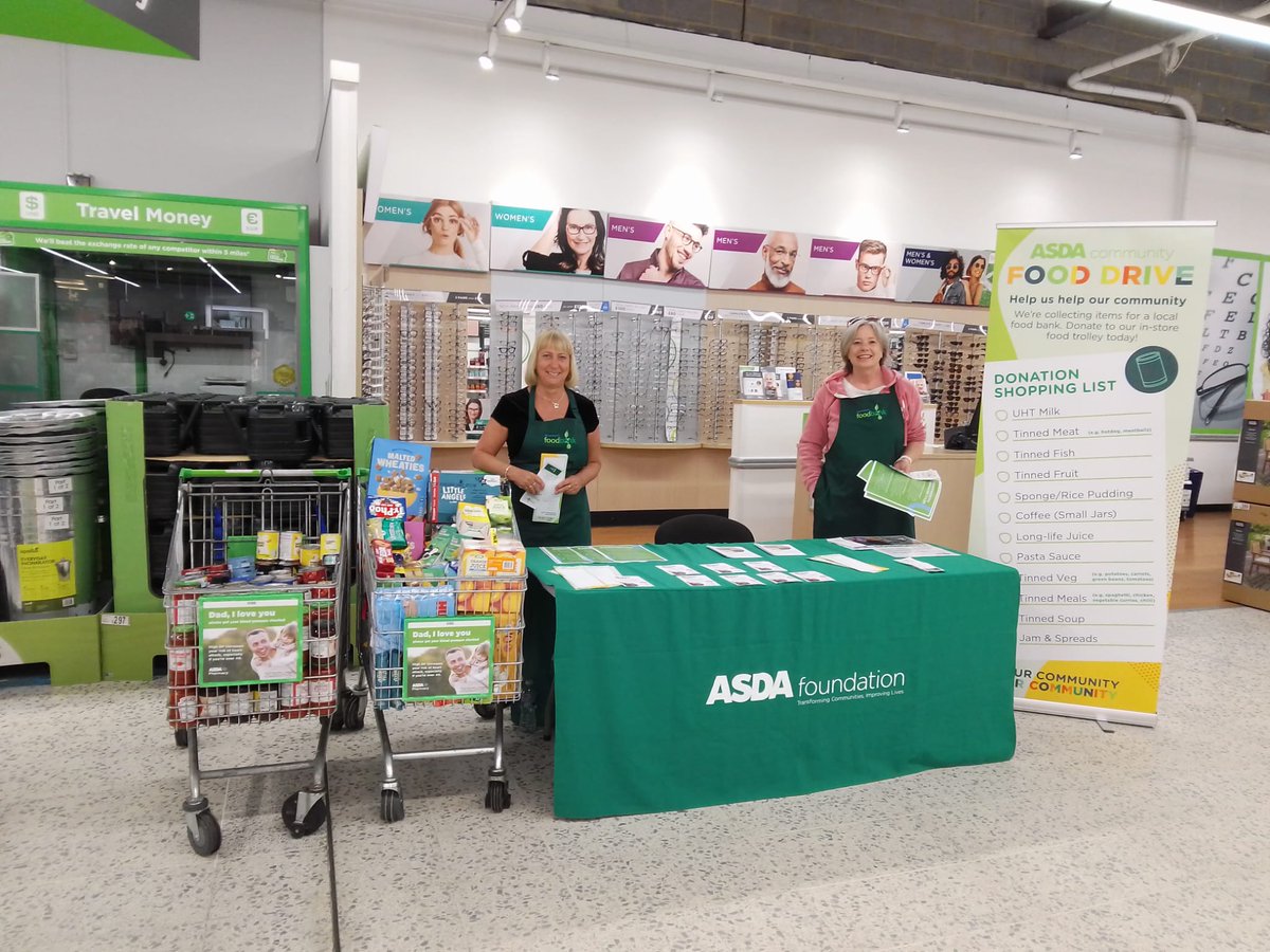 Look out for us if you're shopping in @asda in Battersea or Roehampton this weekend! If you can, we'd be super grateful if you could buy an extra item or two to donate and directly help local people and families in hardship across Wandsworth Borough. Thank you!
