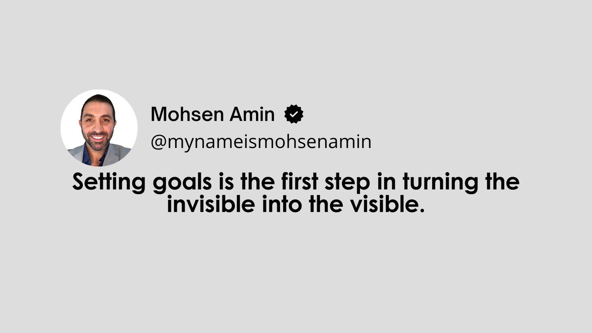 Goals turn the invisible into the visible. Start setting yours today and achieve greatness! 🌠📈 

#AchieveYourDreams #GoalDigger #Goals #SuccessJourney #DreamBig