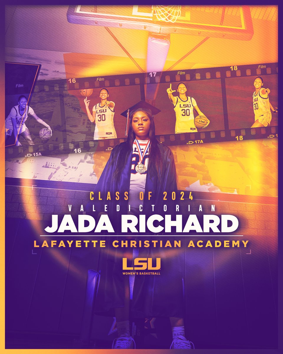 Jada Richard is the Valedictorian at Lafayette Christian Academy! Next Stop: LSU
