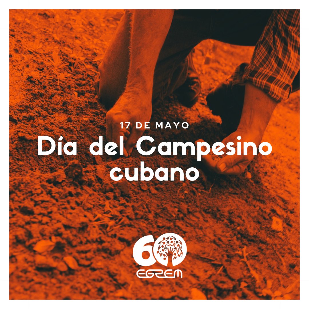 🎉 Feliz día del campesino cubano. 🚜 Gracias a todos los que realizan tan noble labor. #60añosEGREM #SienteLaMúsica #EGREM @CubaEsCultura