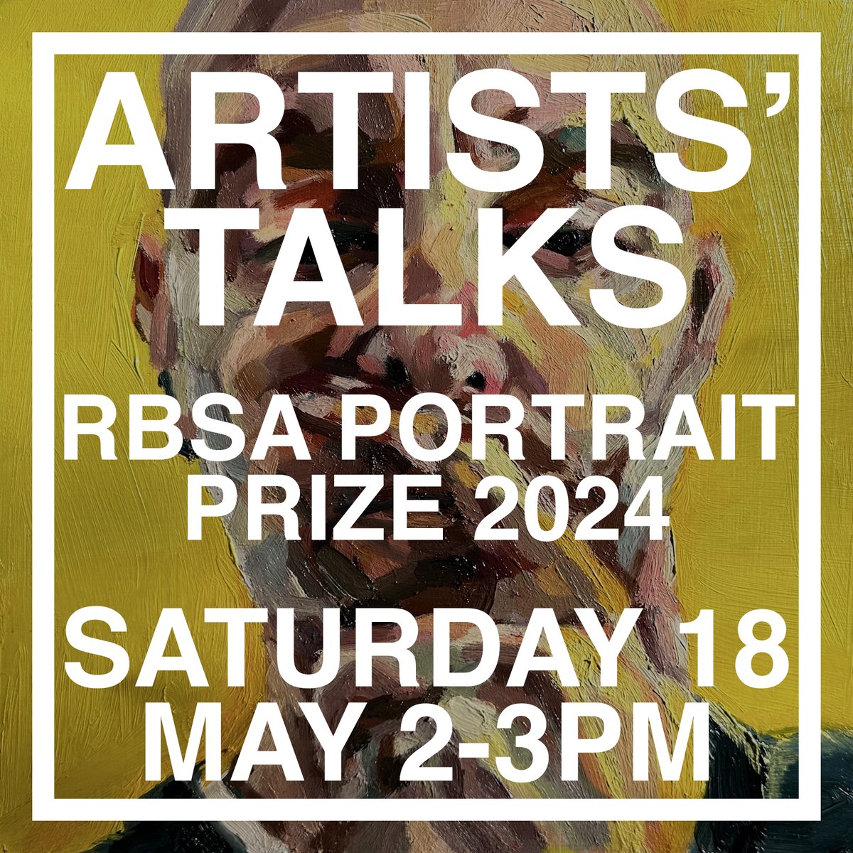 Visit the Gallery from 2pm tomorrow for the chance to hear from some of the artists exhibiting in the RBSA Portrait Prize 2024. Speakers will give an insight into their practice and artistic process before taking questions from our visitors. See you tomorrow!