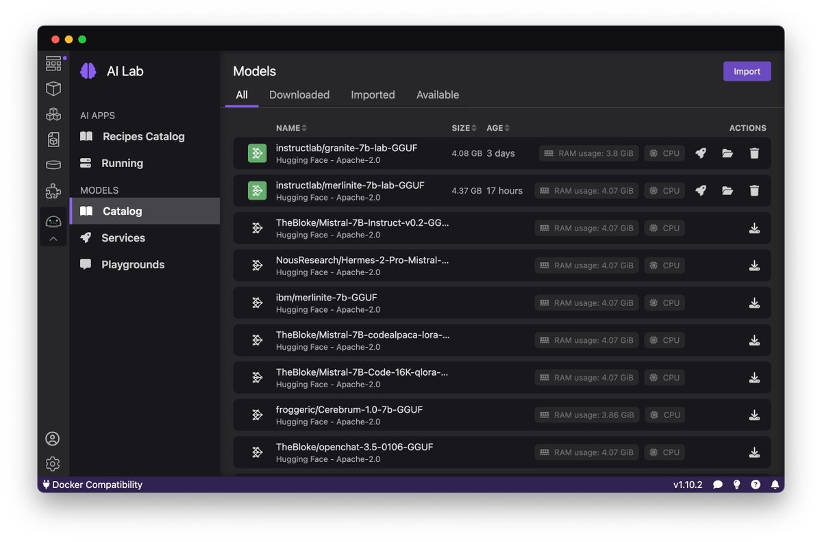 myfear's tweet image. GenAI in Java With Merlinite, Quarkus, and Podman  bit.ly/3wGVrUQ
#Java #podmanDesktop #instructlab