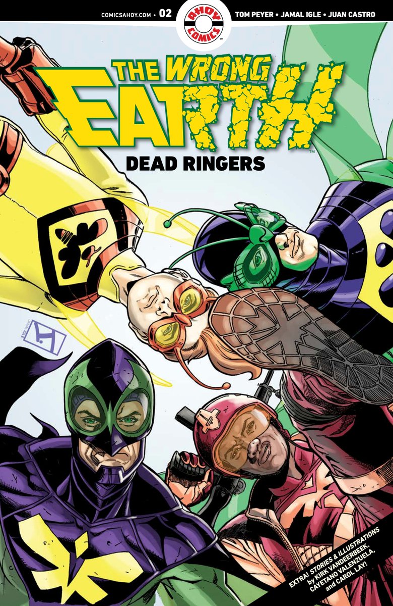 Sufferin' stinkbugs! Hop in the dragon wagon and head over to @ComicBook for the first look inside THE WRONG EARTH: DEAD RINGERS #2 by @tompeyer, @JAMALIGLE and @juancastroinker, in stores next Wednesday May 22. comicbook.com/comics/news/fi…