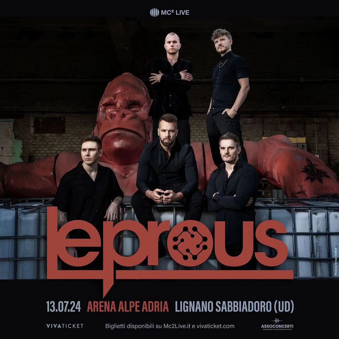 New show added in Lignano Sabbiadoro, Italy on July 13! 

Tickets are on sale now: 
vivaticket.com/it/ticket/lepr…

#leprous #italiansummer