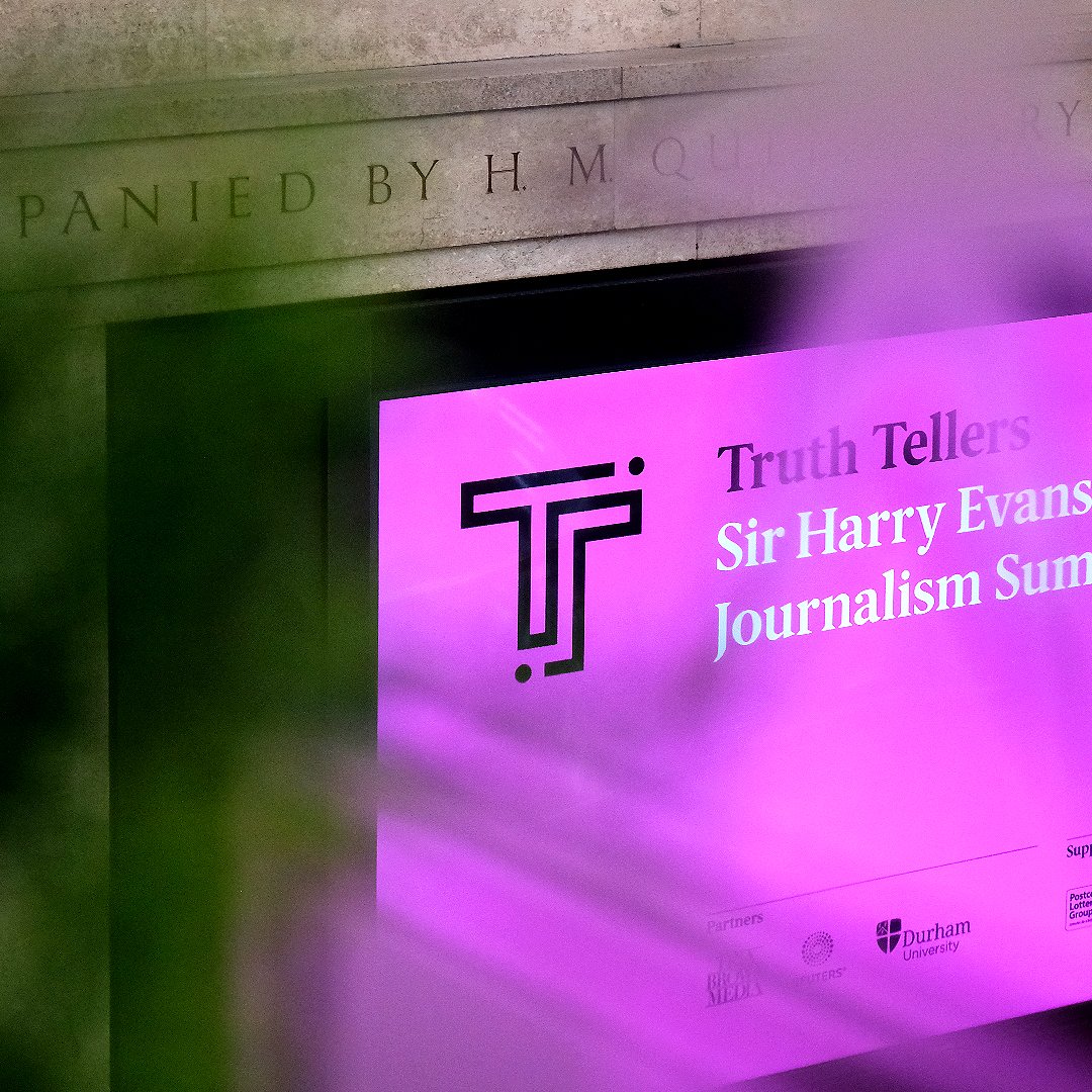 DesignbyST's tweet image. Great to see our branding for Truth Tellers @sirharrysummit in situ @RIBA this week. Watch all the panels from the day, featuring the likes of @krishgm @maitlis @lewis_goodall here: sirharrysummit.org/watch/. Proud to be part of a brilliant team led by the inimitable @TinaBrownLM