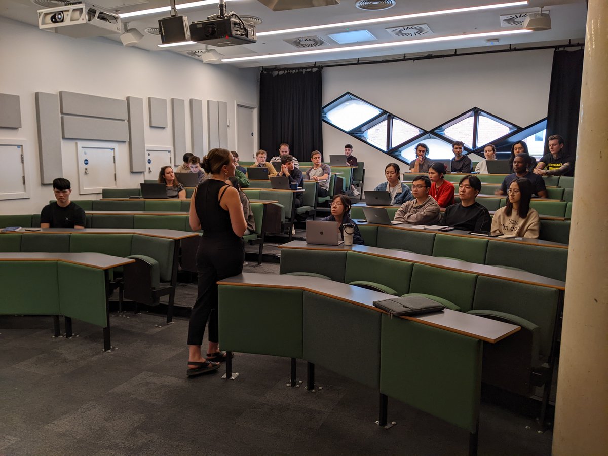 CDT in Speech and Language Technologies (@sltcdt) on Twitter photo Massive thanks to Dr Emily Clements (<a href="/emclem16/">Emily Clements</a>) from Outside / <a href="/KingsCollegeLon/">King's College London</a> for her fascinating talk in our "Industrial R&D and Entrepreneurial Talk Series" entitled "Science and Business: How to Speak Both Languages" and discussing #entrepreneurship with our #PhD students! Massive thanks to Dr Emily Clements (<a href="/emclem16/">Emily Clements</a>) from Outside / <a href="/KingsCollegeLon/">King's College London</a> for her fascinating talk in our "Industrial R&D and Entrepreneurial Talk Series" entitled "Science and Business: How to Speak Both Languages" and discussing #entrepreneurship with our #PhD students!