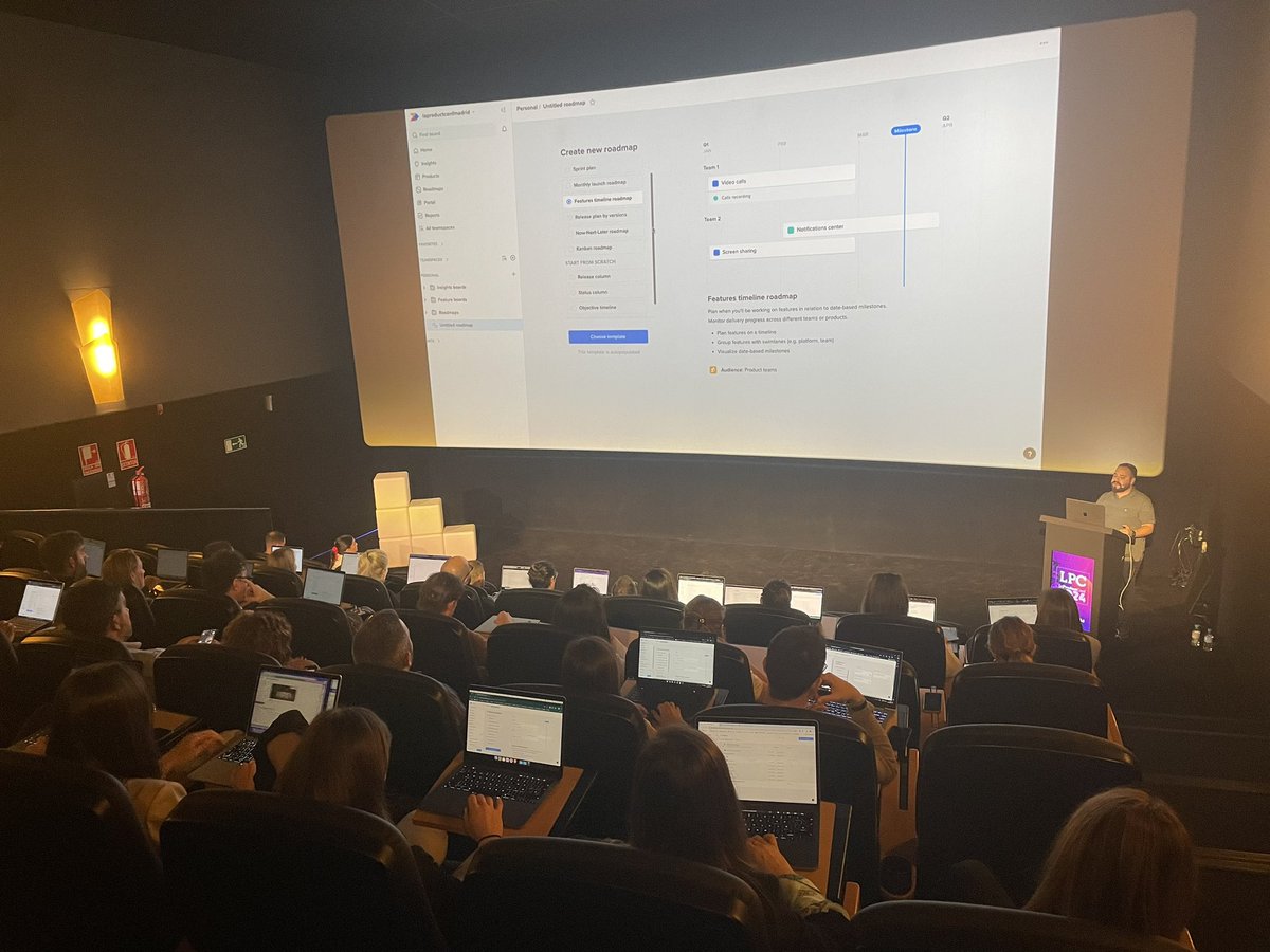 LaProductConfES's tweet image. Si sois de aprender haciendo, echadle un vistazo a los #workshops en la sala Make Better. Empezamos con @productboard y finalizamos con @TecnoFor. ¡Llévate conocimientos que puedas aplicar en tu daily del lunes! #LPCMAD24