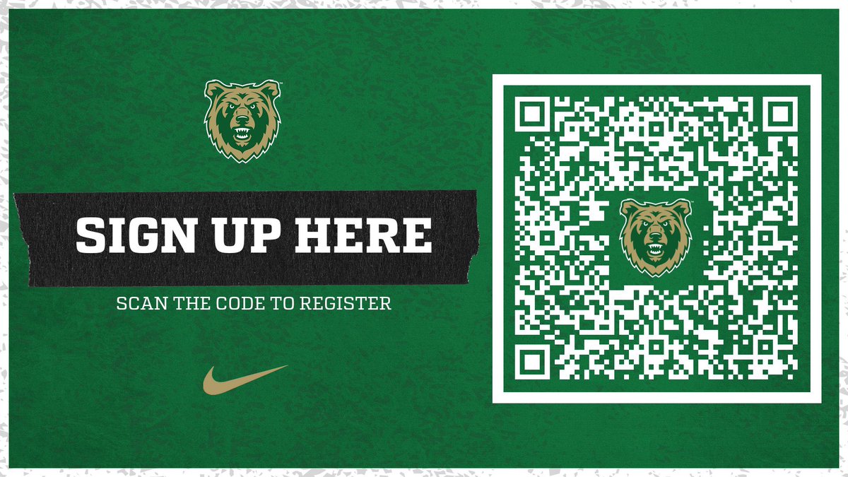 Use the QR Code or hit the link to get registered for camp!