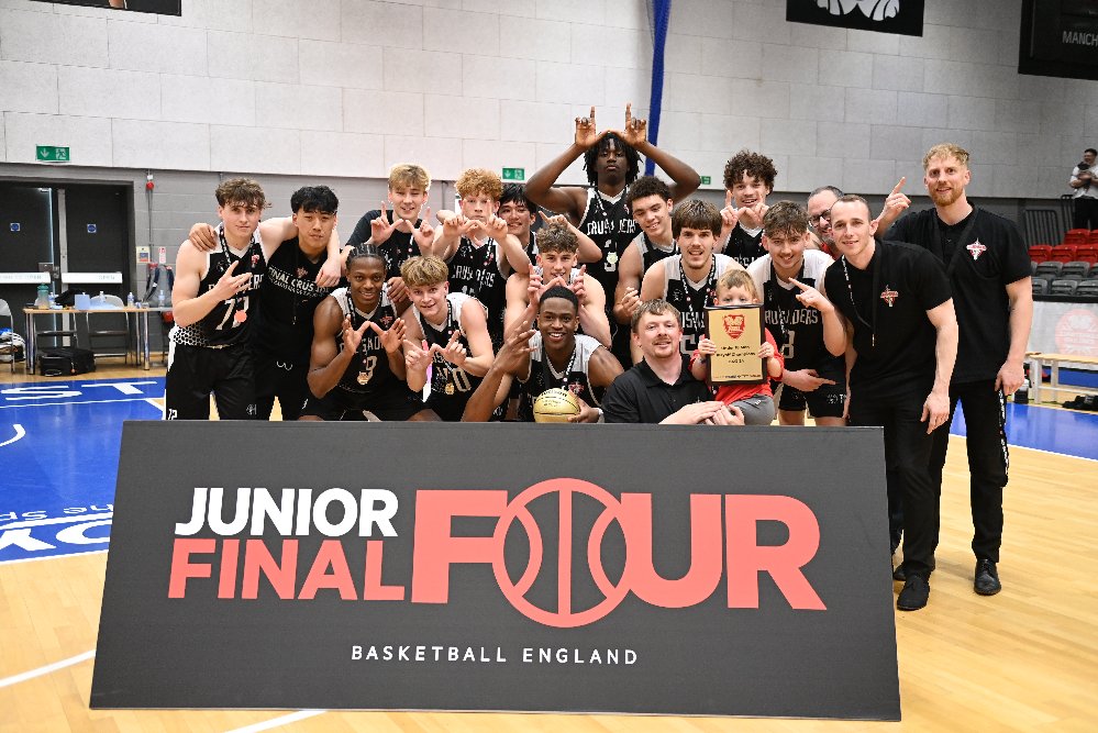 The @CantAcadTrust secured @KentCrusadersBB their first-ever junior national championship title in emphatic fashion last Sunday, defeating London United by a commanding 49-point margin of 91-42. kentsportsnews.com/crusaders-win-… #basketball